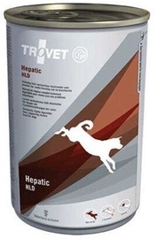 Mitrā barība (konservi) suņiem Trovet Hepatic HLD Diet, jēra gaļa, 0.4 kg