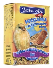 Sausa pārtika Dako-Art Yellow Coloring Mixture, kanārijputniņiem, 0.1 kg