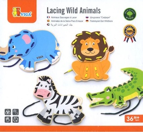 Viga Lacing Wild Animals 51326