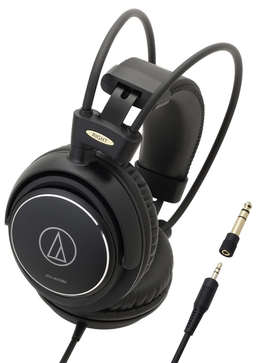 Juhtmega kõrvaklapid Audio-Technica ATH-AVC500, must