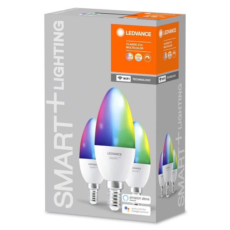 Lambipirn Ledvance LED, B38, rgb, E14, 5 W, 470 lm, 3 tk