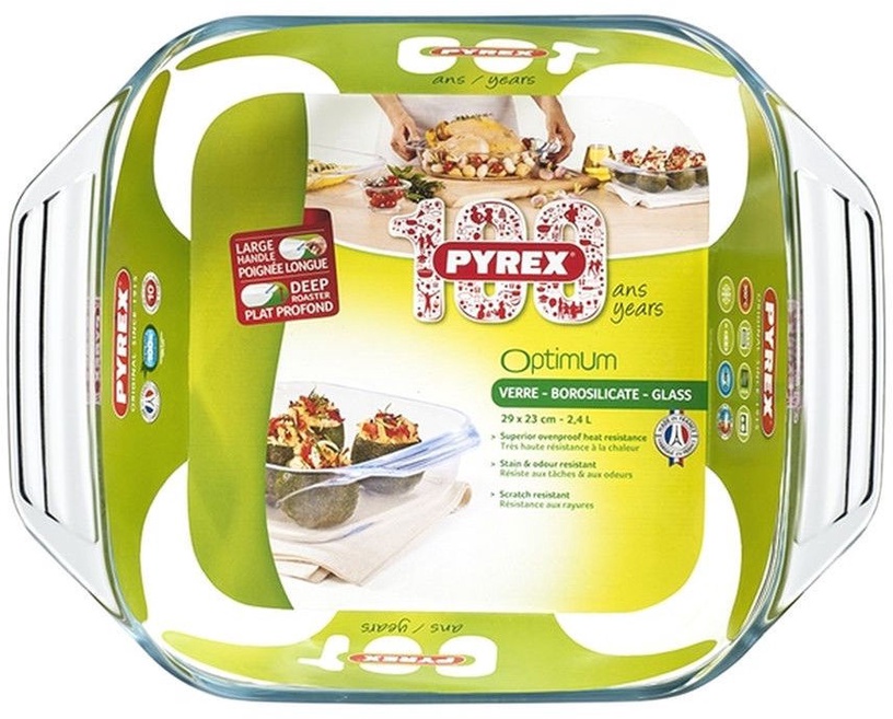 Stiklinis indas Pyrex Irresistible, 29 cm x 23 cm, 2.4 l