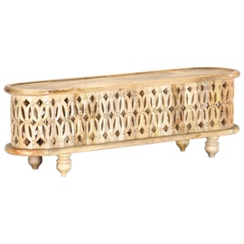 TV-laud VLX Solid Mango Wood, pruun, 1200 mm x 300 mm x 400 mm