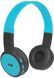 Ausinės ART AP-B05 Bluetooth Headphones w/Mic Black/Blue