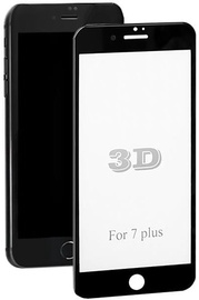 Qoltec Premium 3D Tempered Glass Screen Protector For Apple iPhone 7 Plus Black