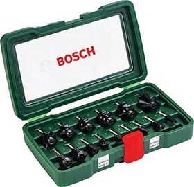 Frezų komplektas Bosch 2607019468, 15 vnt.