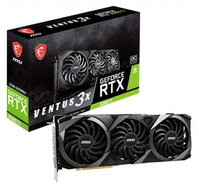 Видеокарта MSI GeForce RTX 3080 Ti VENTUS 3X OC, 12 ГБ, GDDR6X