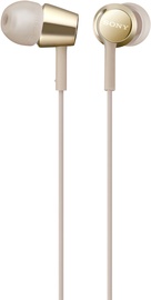 Наушники Sony EX155AP in-ear, золотой