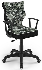 Детский стул Entelo Norm Size 5 ST33, черный, 370 мм x 1010 мм