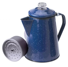 Чайник GSI 8 Cup, емалированная сталь, 150 мм, 1.2 л, синий