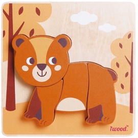 Puzle Iwood Bear wooden