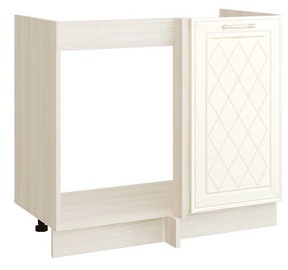 DaVita Tiffani 19.52 Kitchen Bottom Cabinet Under The Sink Astrid Pine/Melinga