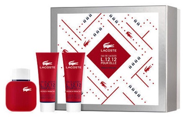 Lacoste Eau de Lacoste L.12.12 Pour Elle French Panache 50ml EDT + 2x50ml Shower Gel