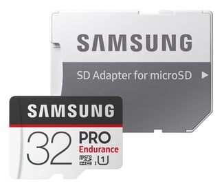 Карта памяти Samsung 32GB PRO Endurance microSD Card + Adapter