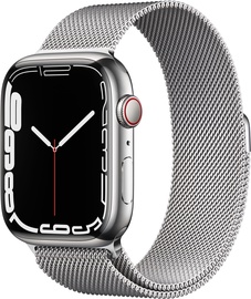 Nutikell Apple Watch Series 7 GPS + LTE 45mm Stainless Steel, hõbe