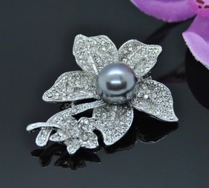Vincento Brooch With Zirconium Crystal LD-1385