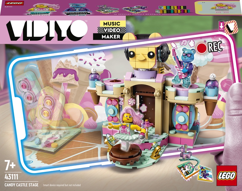 Konstruktor LEGO VIDIYO Candy Castle Stage 43111, 344 tk