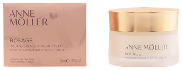 Veido kremas Anne Möller Rosage Nourishing Night Oil-In Cream, 50 ml