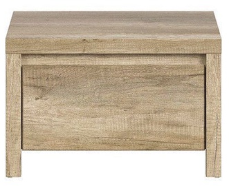 Black Red White Kaspian Night Stand KOM1S Oak