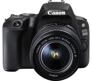 Peegelkaamera Canon EOS 200D + EF-S 18-55mm III