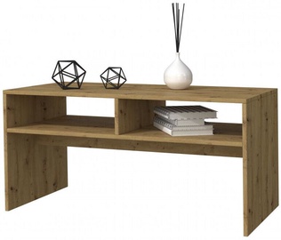 Kafijas galdiņš Top E Shop Mesa, brūna, 900x510x410 mm