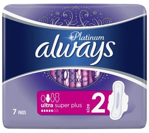 Always Pads Ultra Platinum Super Single 7pcs