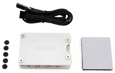 XSPC RGB Splitter Hub SATA Powered 4Pin White