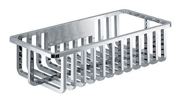 Gedy Tiberio Bath Shelf 24x12.6x6.6cm Chrome