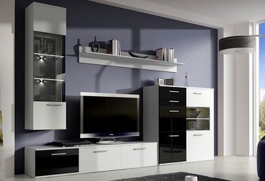 Idzczak Meble Bellano Lux Wall Unit Black/White