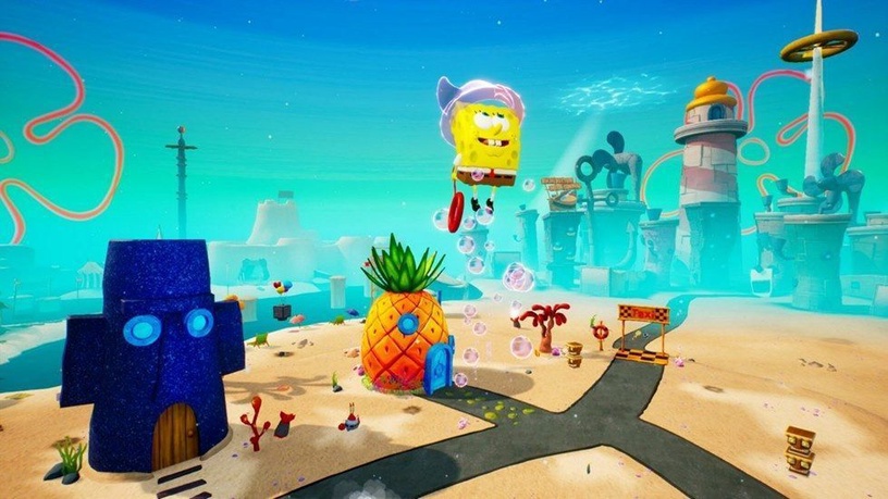 PlayStation 4 (PS4) mäng THQ SpongeBob Square Pants Battle for Bikini Bottom Rehydrated