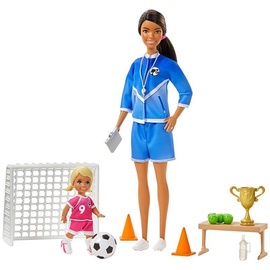 Mattel Barbie Soccer Coach Playset GJM71