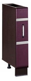 DaVita Palermo 08.71 Kitchen Bottom Cabinet Wenge Oak/Eggplant