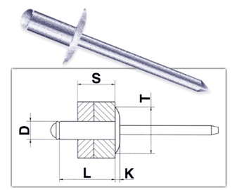 KNIEDES TĒR. D4.8X14 50GB 35320 (VAGNER SDH)
