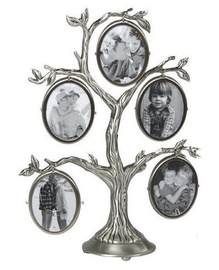 Poldom CK 518 Photo Frame Family Tree BP 5 Silver