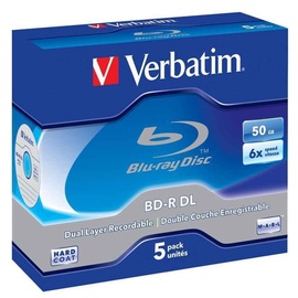 Накопитель данных Verbatim, 50 GB, 5шт.