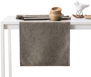 AmeliaHome Gaia AH/HMD Tablecloth Cappuccino Set 115x180/35x180 2pcs
