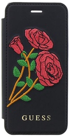 Guess Flower Desire Book Case For Apple iPhone 7/8 Black