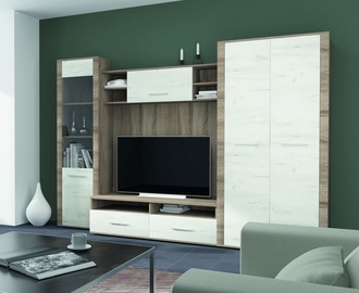 WIPMEB Venecia Wall Unit Set Triffle Oak/White Craft