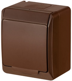 Штепсельное соединение Elektro-Plast Hermes 0324-06 Brown