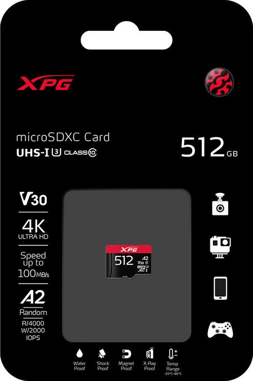 Atmiņas karte Adata, 512 GB