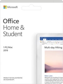 Программное обеспечение Microsoft Office Home and Student 2019 Retail Latvian License Medialess