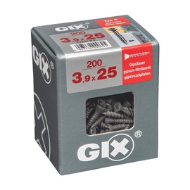 PUIDUKRUVI SPAX KIPSIK 3,9X25 PH 200 TK.