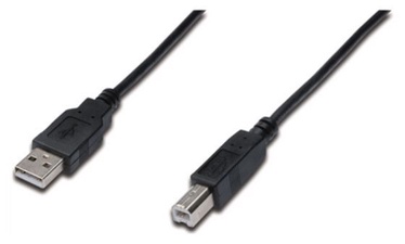 Провод Acc USB A / USB B USB 2.0 A male, USB 2.0 B male, 1.8 м, черный