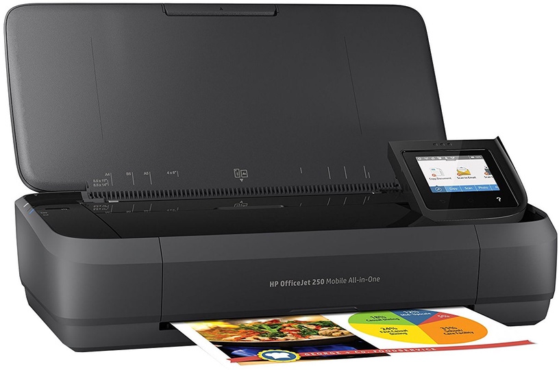 Daudzfunkciju printeris HP Officejet 250, tintes, krāsains