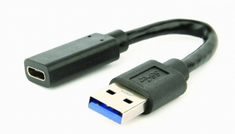 АдаптерGembirdUSBType-AToUSBType-CA-USB3-AMCF-01USBType-C,USBTypeA,0.1м,черный