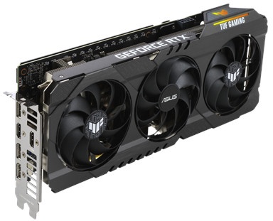 Vaizdo plokštė Asus GeForce RTX 3060 TUF-RTX3060-O12G-V2-GAMING, 12 GB,  GDDR6 - Senukai.lt