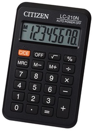 Калькулятор Citizen LC-210NR, черный