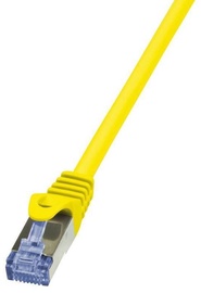 LogiLink CAT 6a S/FTP Cable Yellow 0.5m