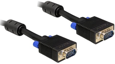 Laidas Delock D-Sub (VGA) - D-Sub (VGA) VGA 15 pin male, VGA 15 pin male, 3 m, juoda
