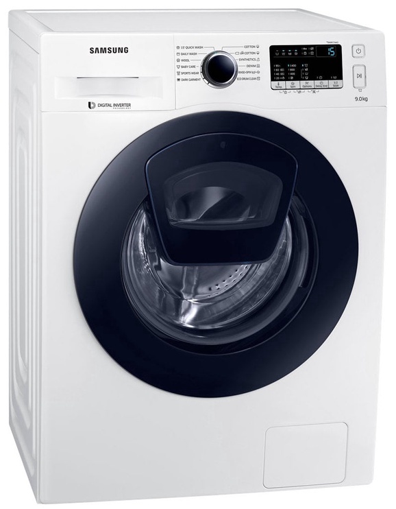 Veļas mašīna Samsung WW90K44305W/LE, 9 kg, balta